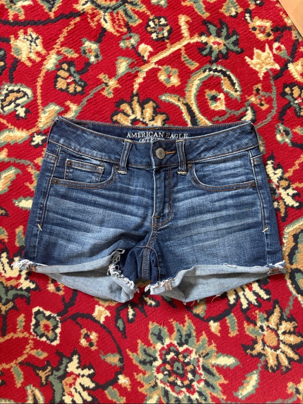American Eagle Shortie Jean Shorts